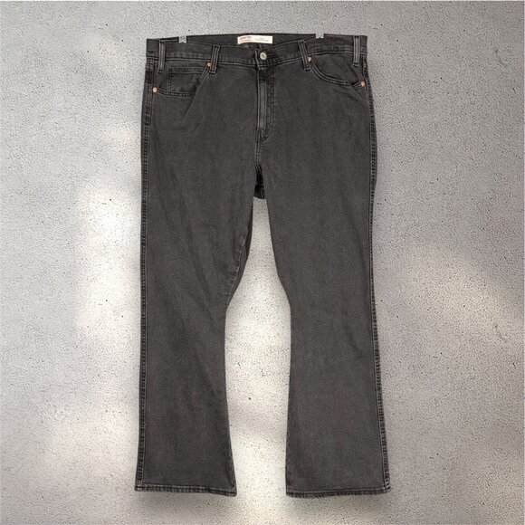 Levis Strauss Denim - Levi’s Signature High-Rise Kick Boot Jeans Women’s 18 W34 Gray Y2K